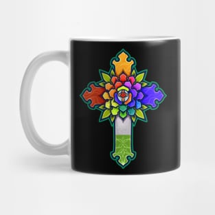 Rose And Cross Mug